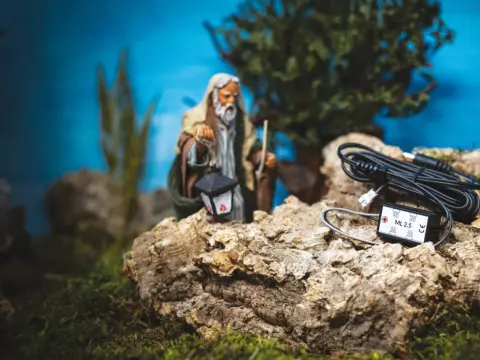 Presepe fai da te - idee, materiali e luci sicure