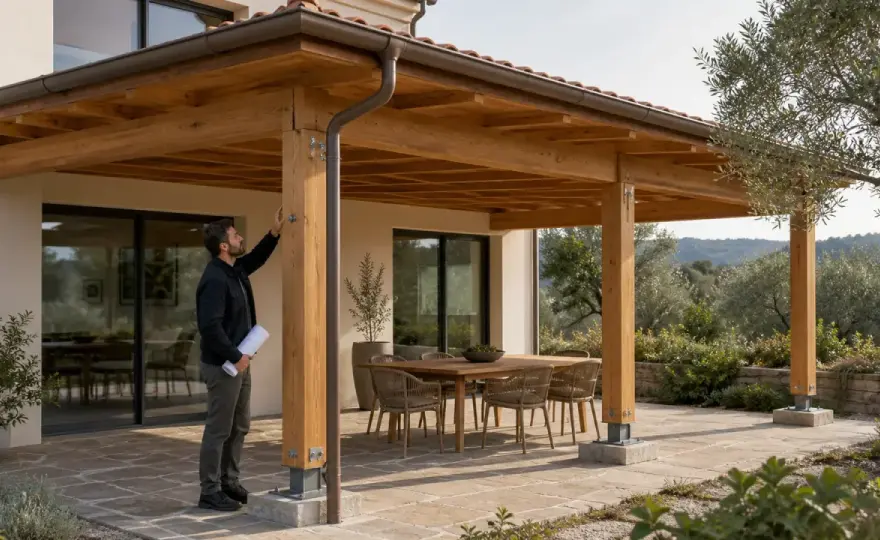 Tettoia fai da te - progetto, costi e permessi in Italia