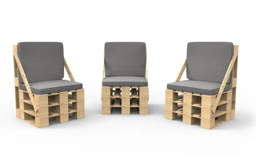 Sedute con pallet fai da te: misure, montaggio e costi